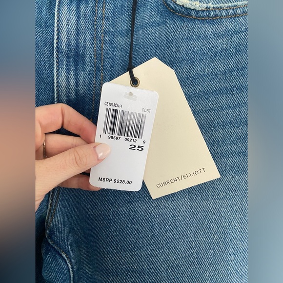 NWT Current/Elliott Boyfriend Jeans (size 25) - Picture 7 of 8